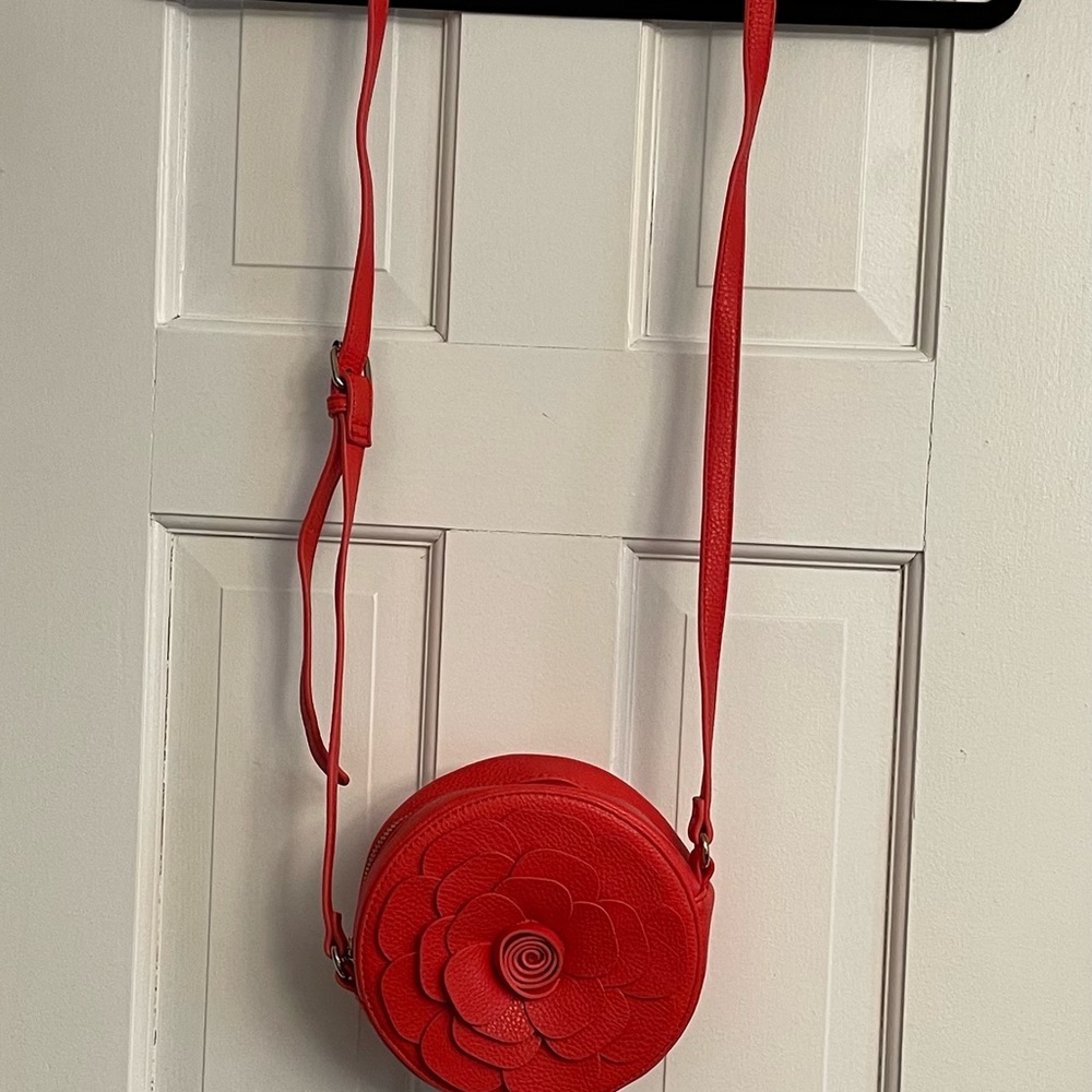 ๐HP๐ NWOT Charming Charlie Adorable Round Flower Handbag - Picture 5 of 12